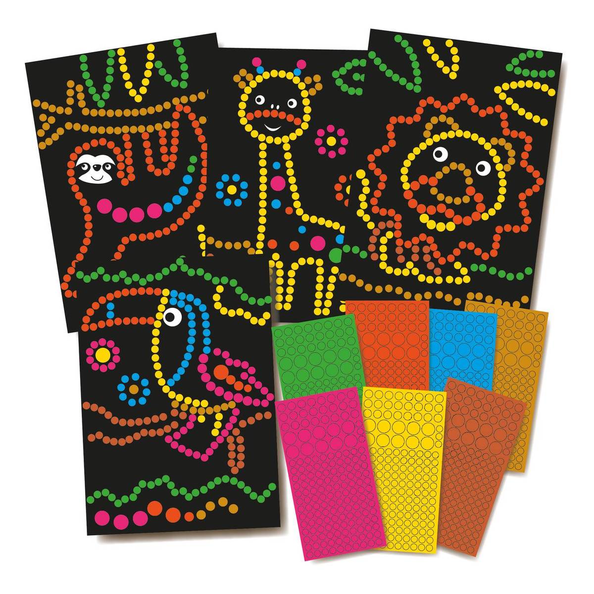 Jungle Dotty Art 4 Pack | Hobbycraft