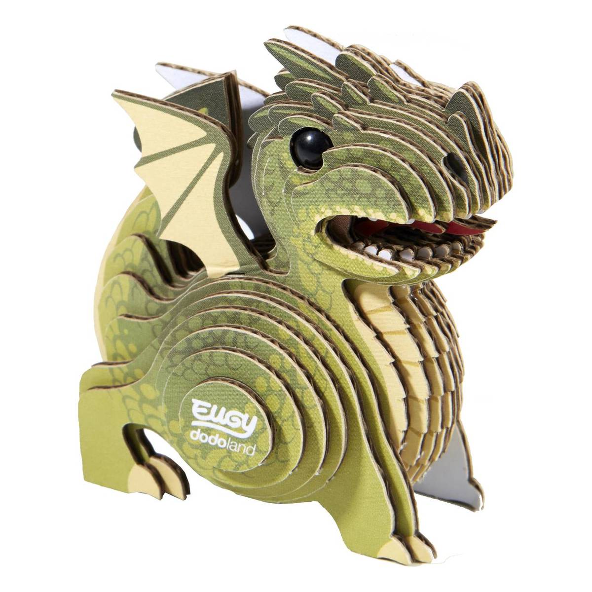 BNIP Eugy Dodoland 3D Cardboard Kit Set Dragon Model Number 24