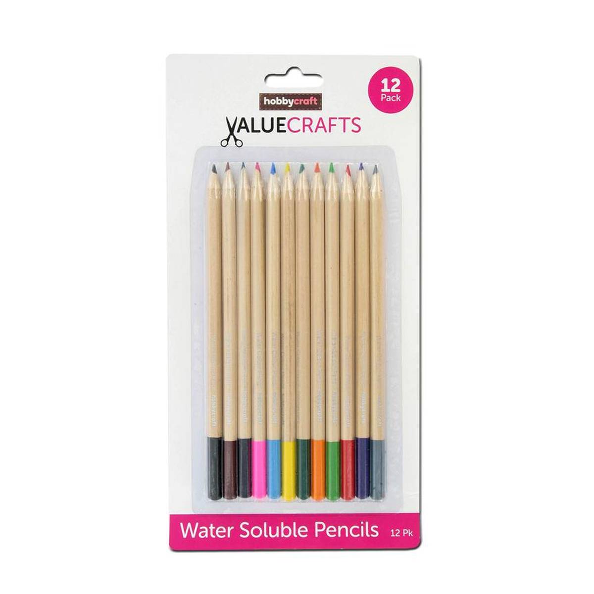 Water Soluble Pencils 12 Pack