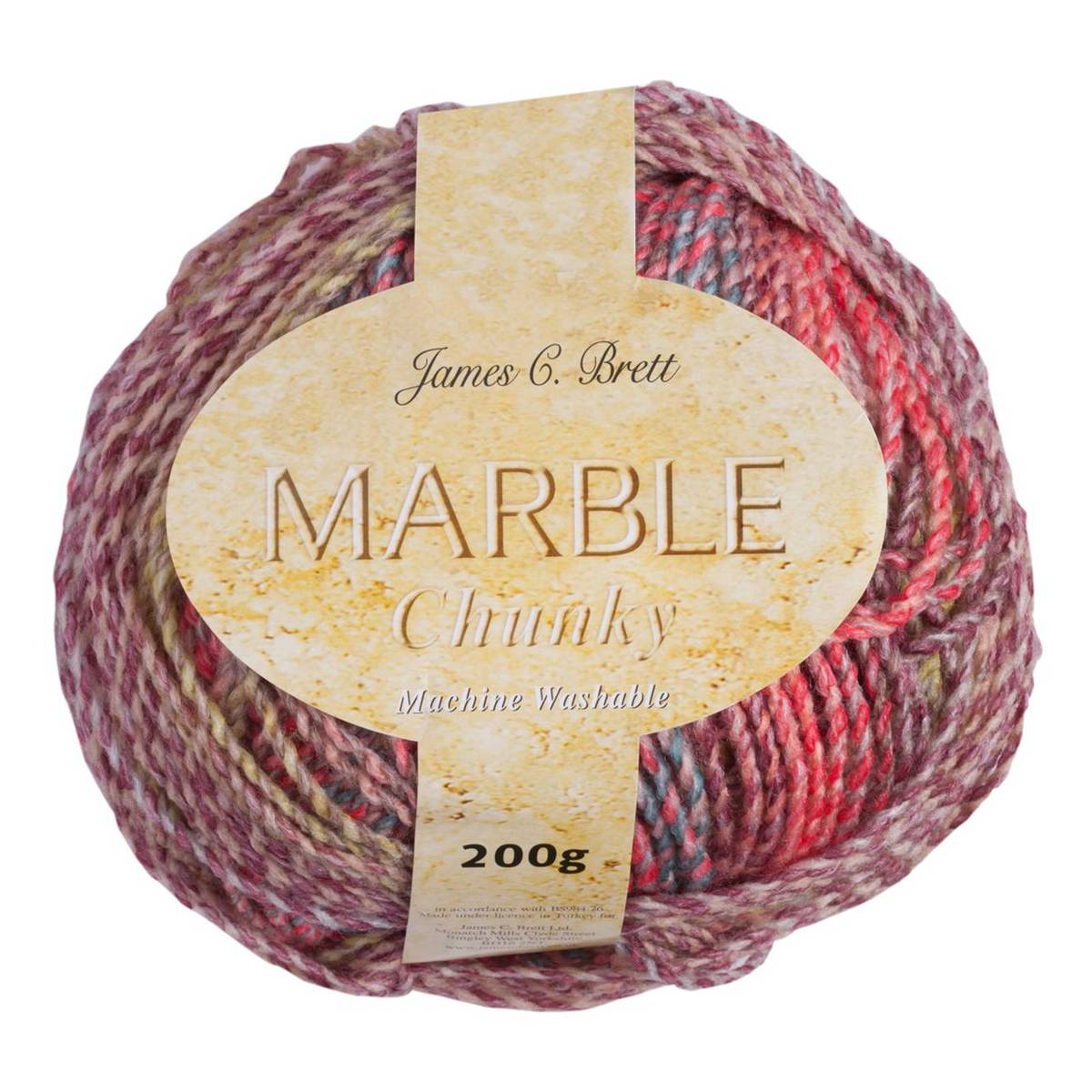 James C Brett MC45 Marble Chunky Yarn 200 g | Hobbycraft