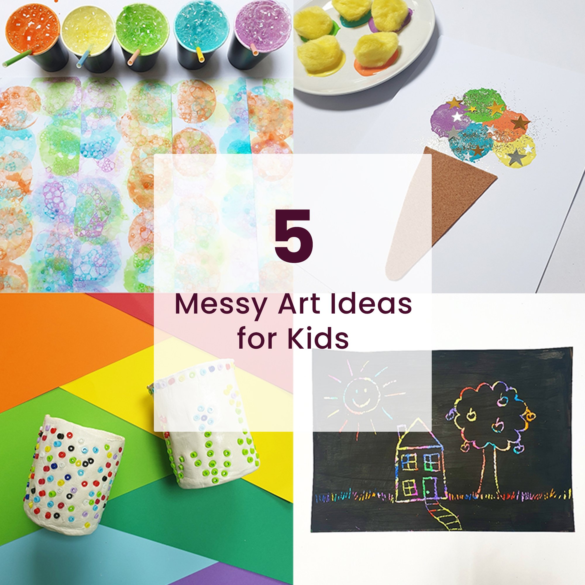 5 Messy Art Ideas for Kids | Hobbycraft