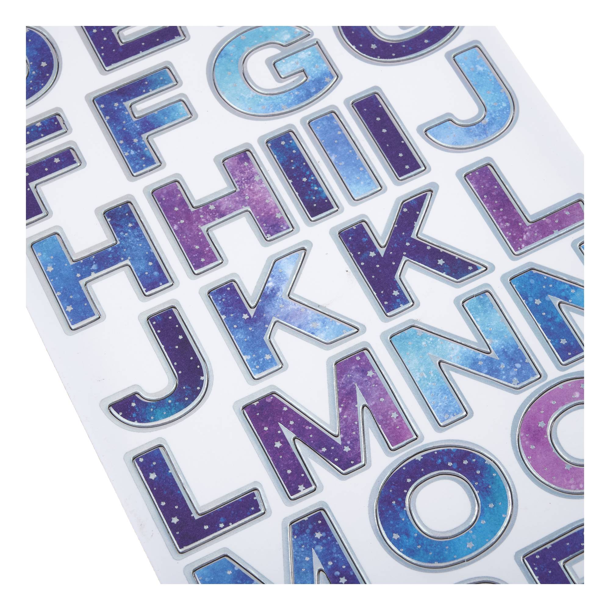 Mystical Alphabet Chipboard Stickers 82 Pieces