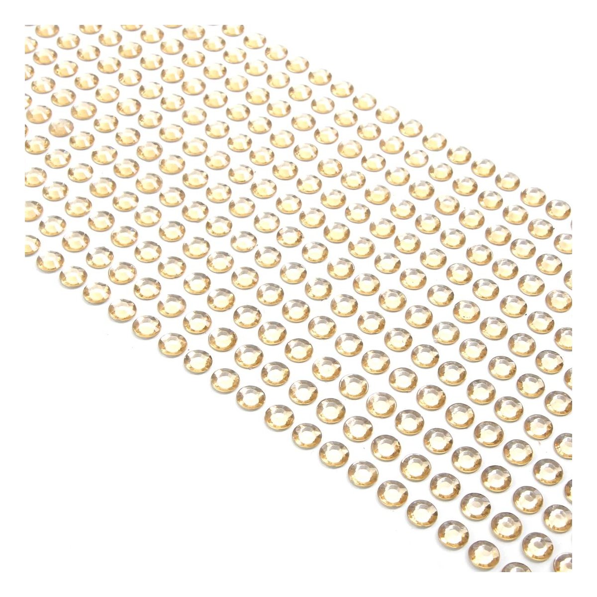 Mixed Gold Adhesive Gems 6mm 504 Pack