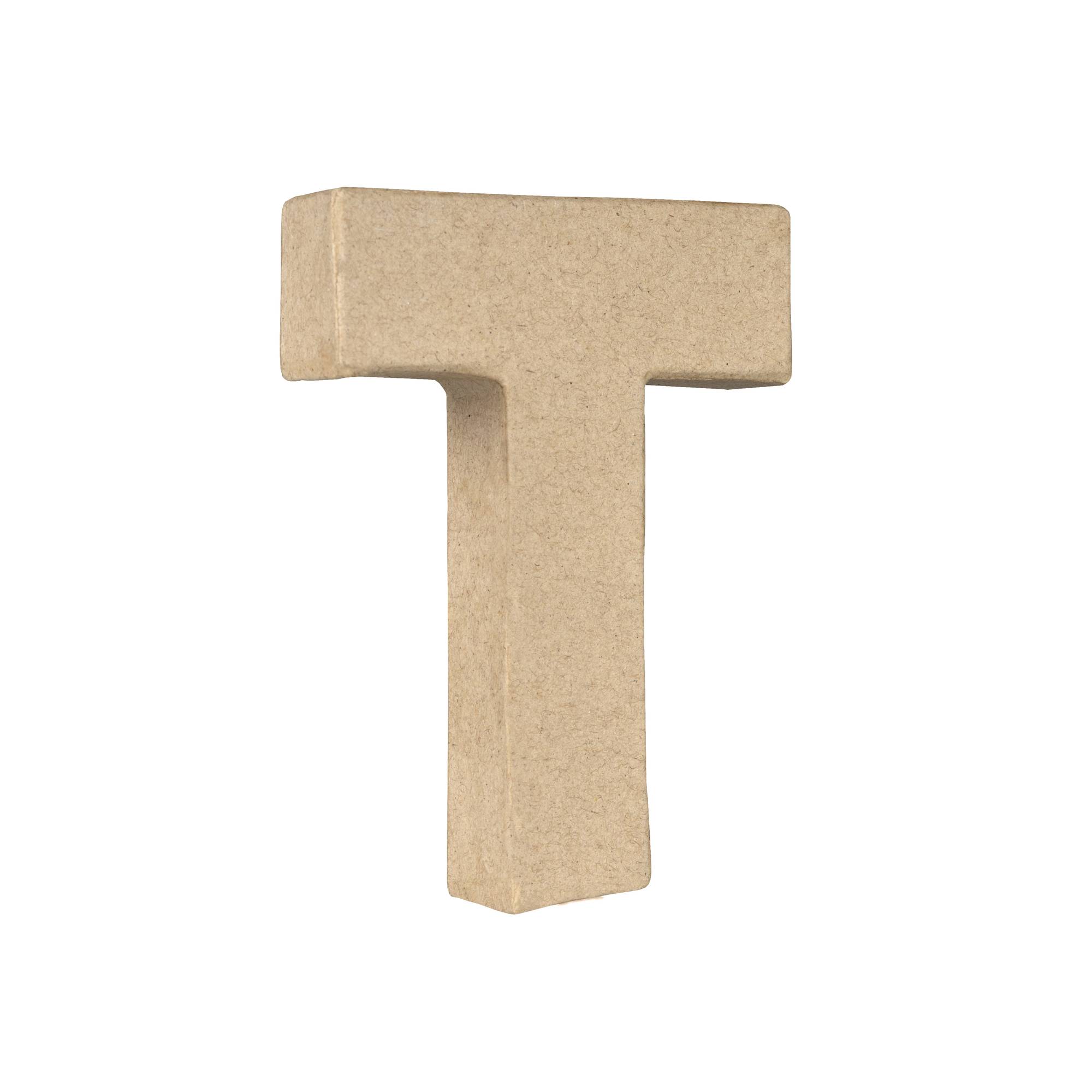 Mini Mache Letter T 10cm | Hobbycraft