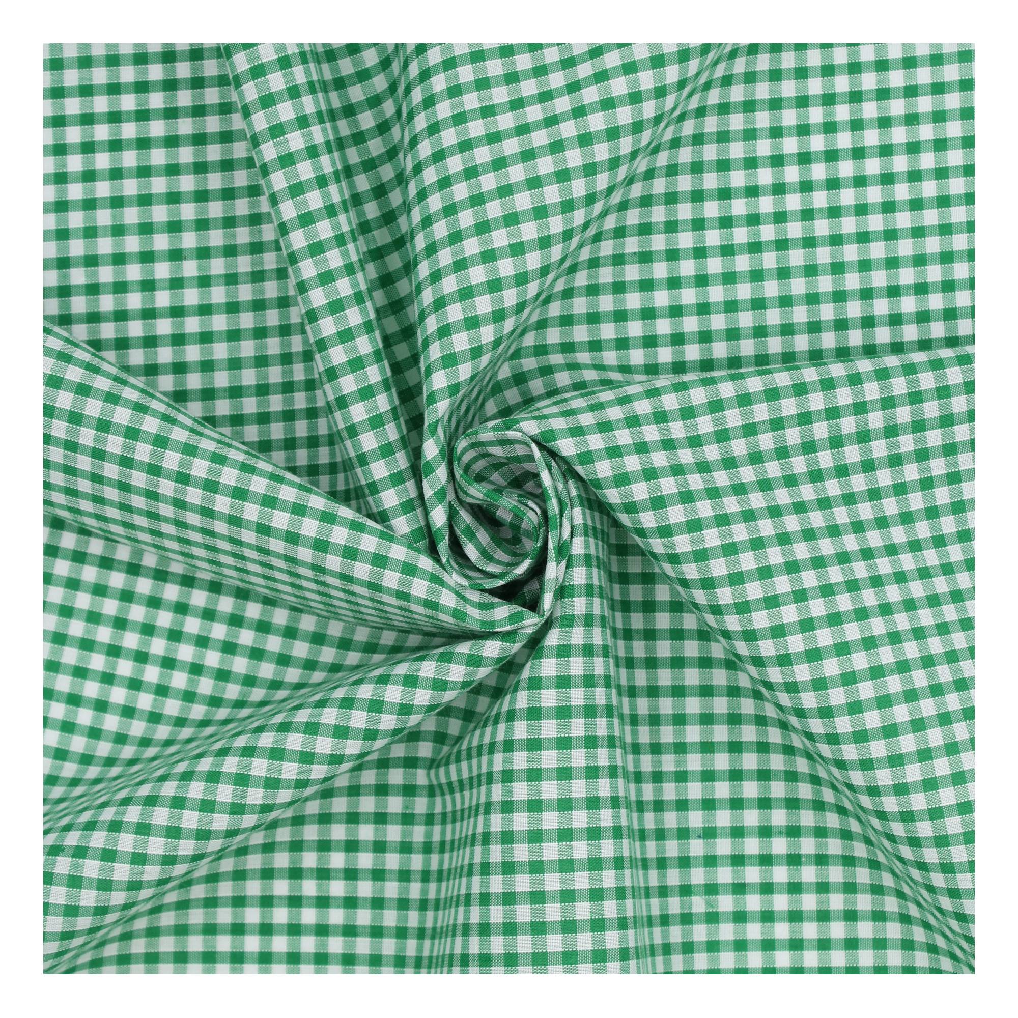 Emerald 1/8 Gingham Fabric by the Metre | Hobbycraft